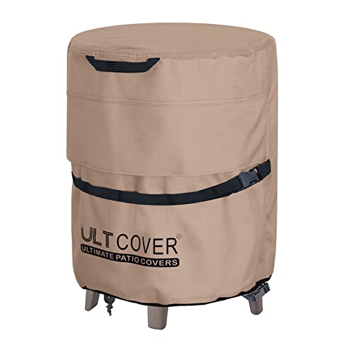 ULTCOVER Waterproof Patio Cool Bar Table Cover 17.5”(D) for Outdoor Party Cooler Side Table
