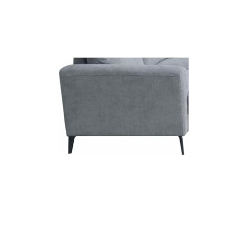 Jackson Black Fabric Sofa Loveseat Living Room Set