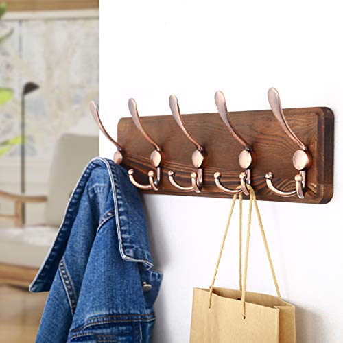 SKOLOO Rustic Large Coat Rack Wall Mount-38.6