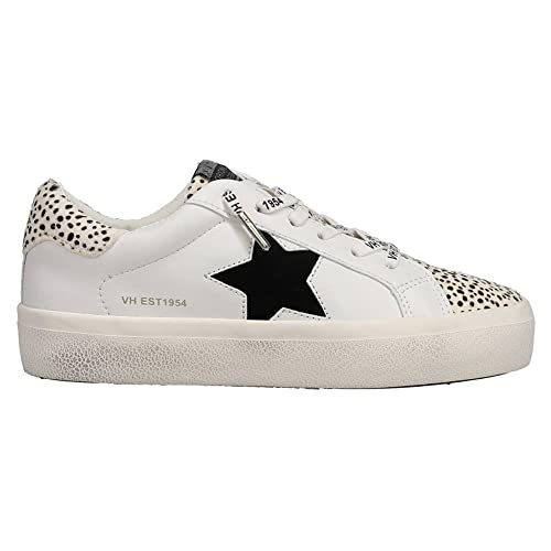 VINTAGE HAVANA Womens Forever Cheetah Platform Sneakers Shoes Casual - White