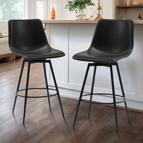 Swivel Counter Height Bar Stools, Armless 26