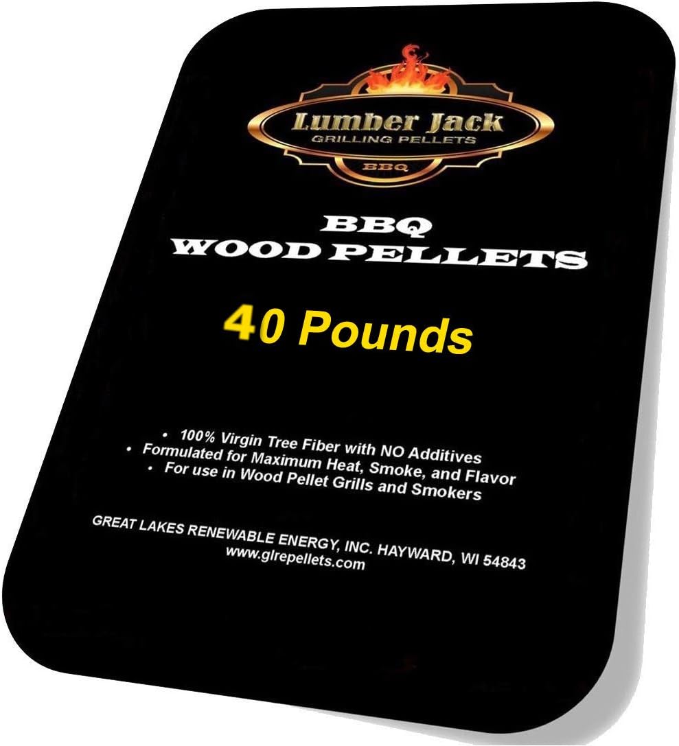 Lumber Jack BBQ 40 Pounds Pellet Assortment (Pick 2 x 20 Pound Bags) See Description for Flavors
