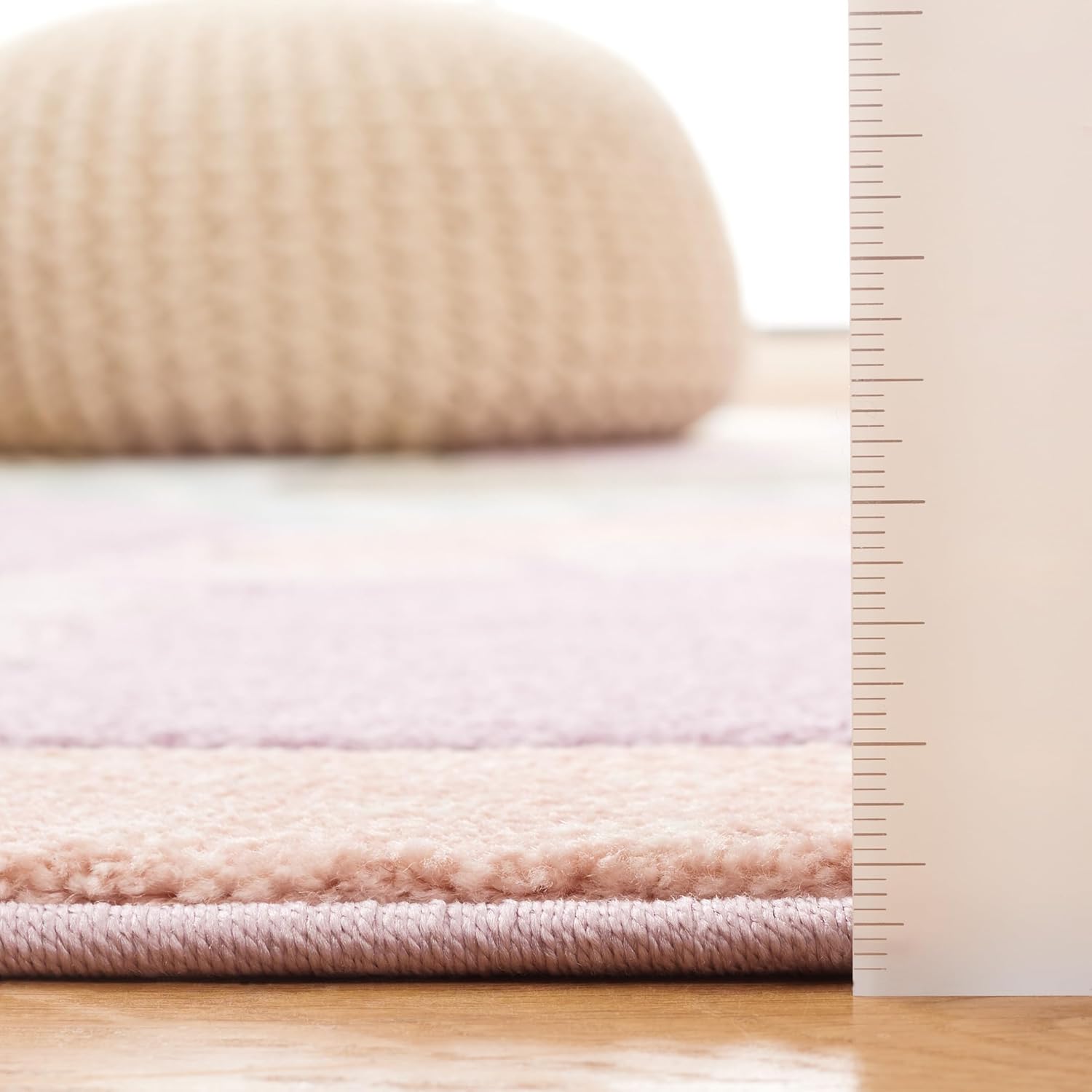 SAFAVIEH Carousel Kids Collection Area Rug - 8' x 10', Purple, Animal Design, Easy Care & Non-Shedding, Ideal for High Traffic Areas for Boys & Girls in Playroom, Nursery (CRK120V-8)