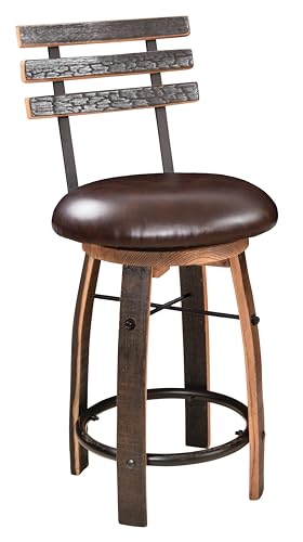 Whiskey Barrel Bar and Counter Stools, 30