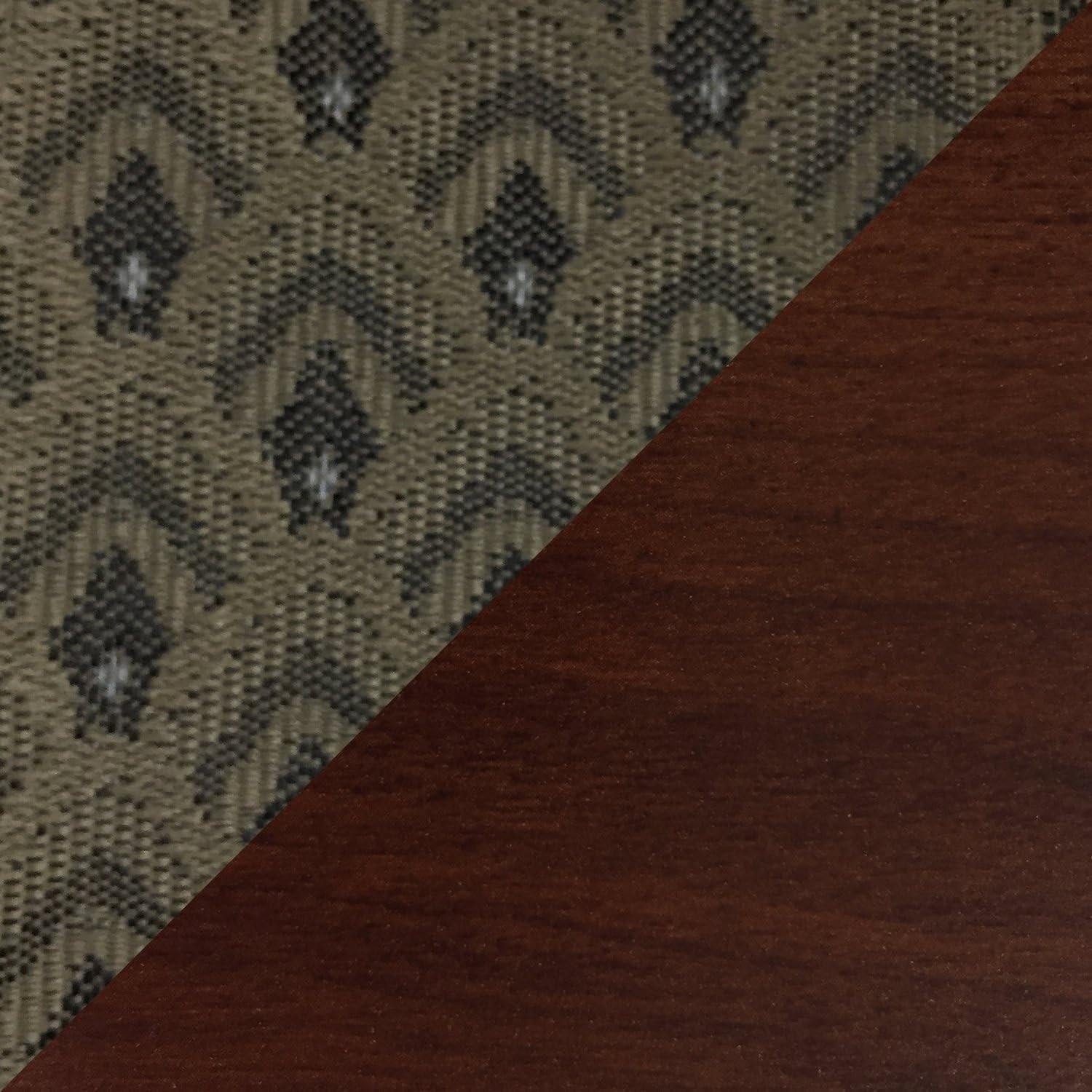 Wooden Mallet Valley Armless Guest Chair, Mahogany