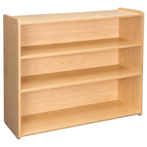 Single-Sided 3-Shelf Storage Unit for Kids and Toddlers - 46