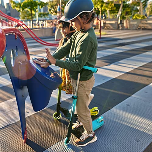 Jetson Juno Folding Kick Scooter| Easy Folding Mechanism | Light-Up Wheels | LED Lights in Deck | Rear Foot Brake | Ages 5+
