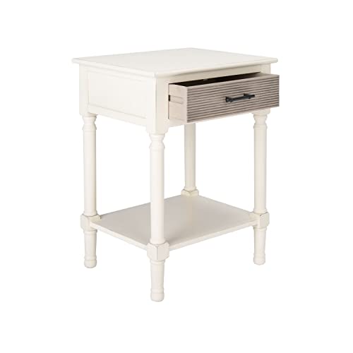 Safavieh Home Collection Ryder Black 1-Drawer Lower Shelf Accent Table ACC5713B, 0