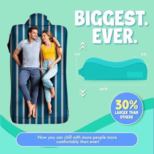 Chillbo Inflatable Couch – Cool Inflatable Chair. Upgrade Your Camping Accessories. Easy Setup is Perfect for Hiking Gear, Beach Chair and Music Festivals.