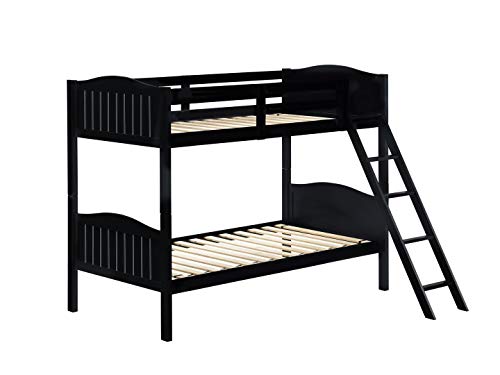 Coaster Furniture Pauline Solid Wood Twin Over Twin Bunk Bed White 405053WHT