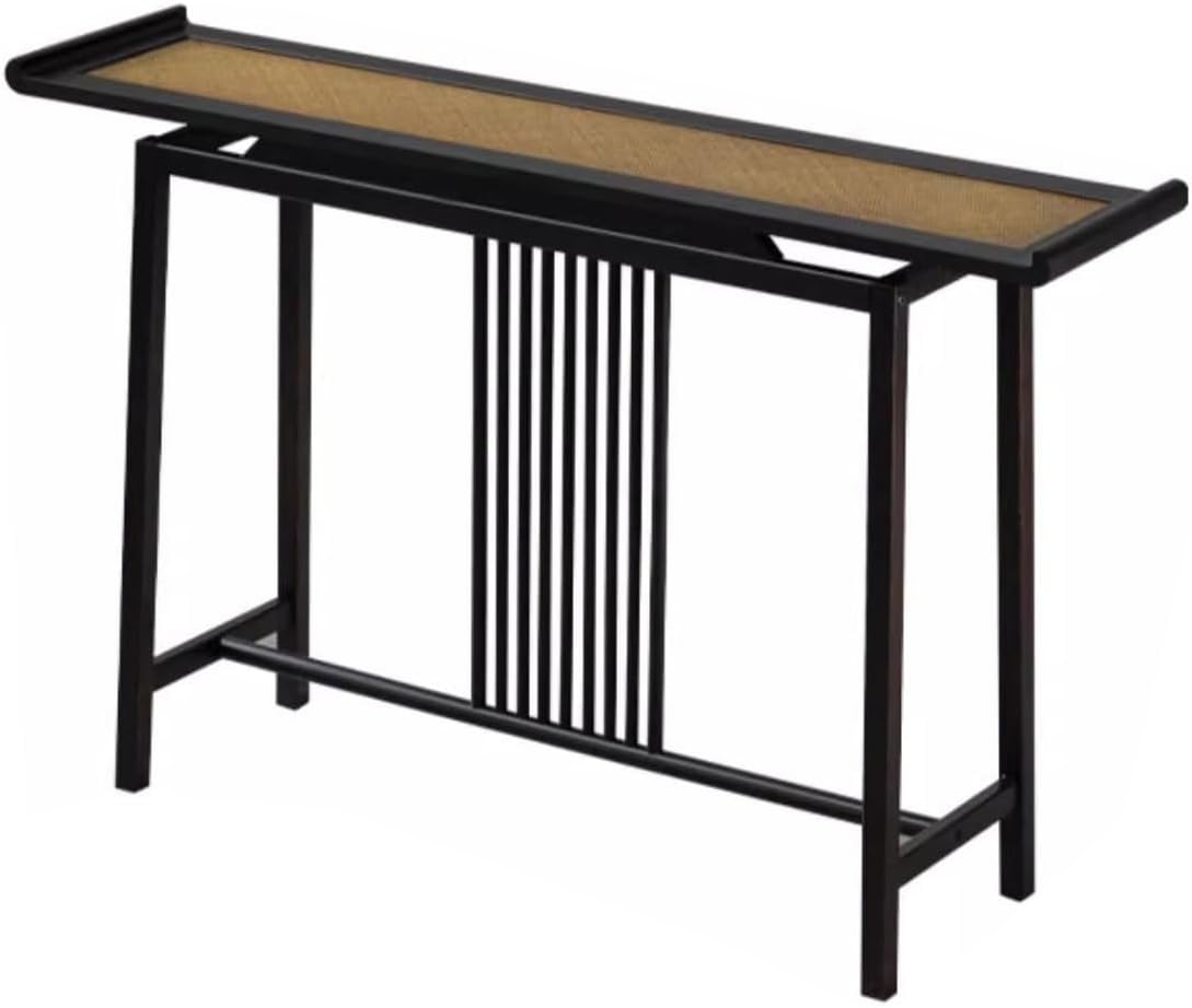 Mandir for Home Chinese-Style Entrance Table, Home Viewing Table, Antique Simple Buddha Table, Home Buddha Display Table Buddhist Altar