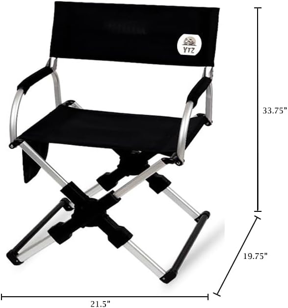 [2024 Portable Camping Chair with Carry Bag, Compact, Lightweight Collapsible Arm Chair for outdoor Camping, Sports, Tailgates, Beach, and Fishing; Supports up to 250lbs