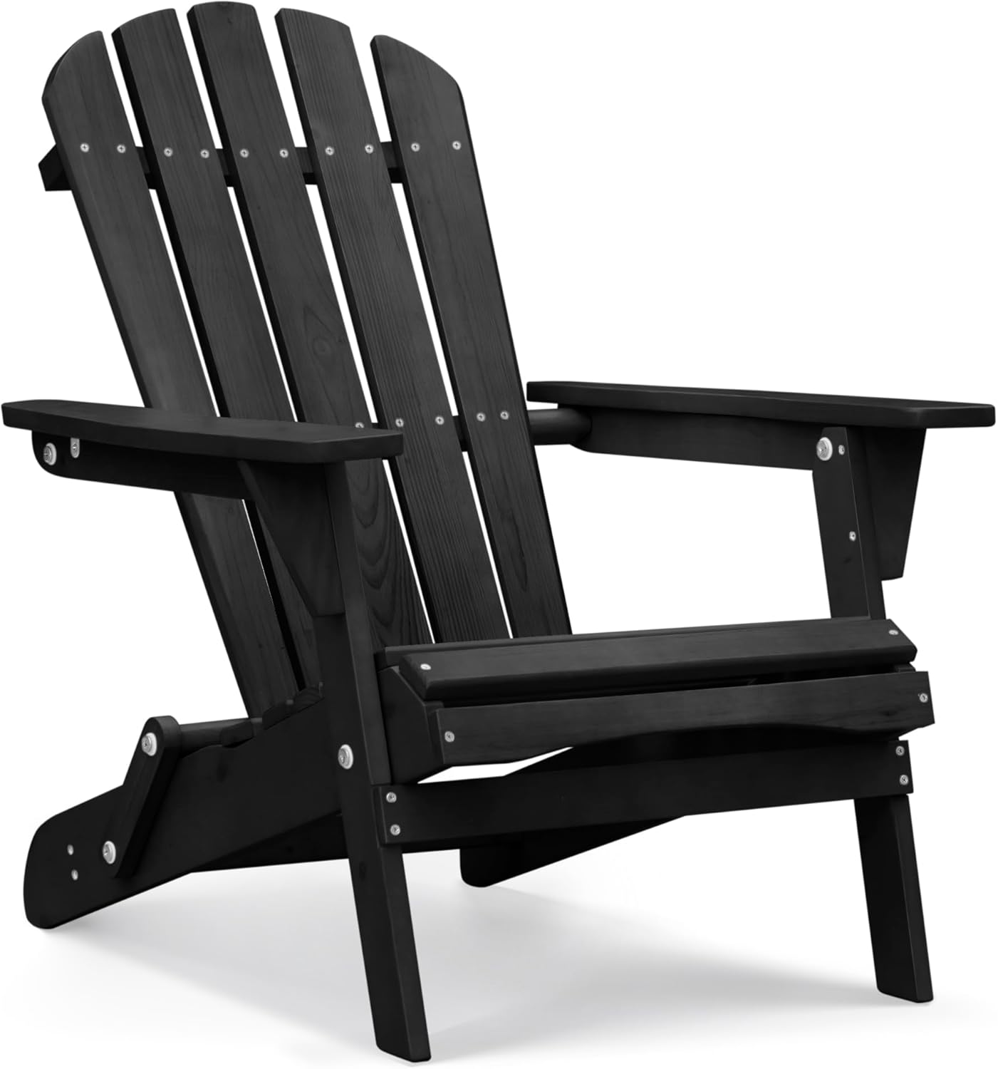 Wood Adirondack Chair Outdoor Chairs Patio Chairs Lawn Chair Wooden Patio Folding Chair for Outside Porch Chair Fire Pit Chairs for Garden Backyard Pool Balcony Lounge Wood Outdoor Patio Furniture