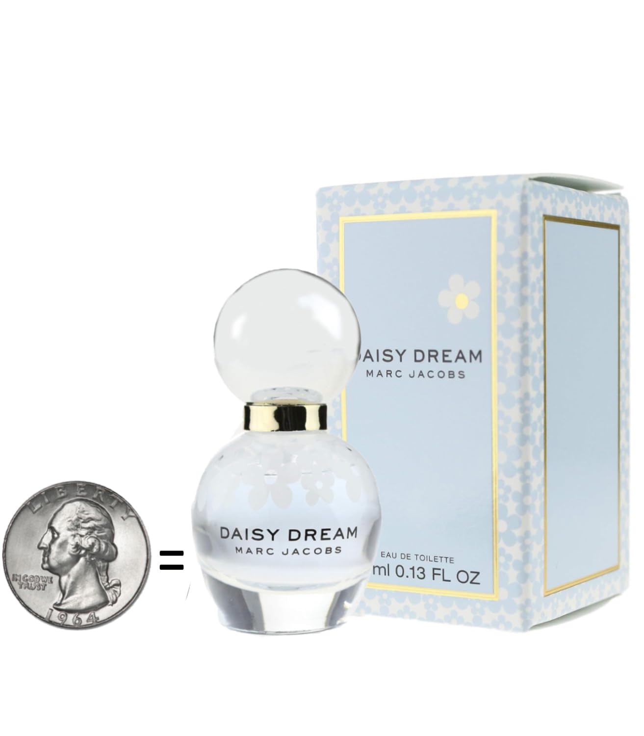 Marc Jacobs Daisy Dream Perfume Mini Splash For Women .13 Fl Oz EDT