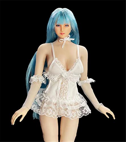 HiPlay 1/6 Scale 12 Inches Female Figure Doll Clothes, Handmade Costume, Dress Outfit for Phicen,TBLeague JIAOU Action Figure CM061(Black)