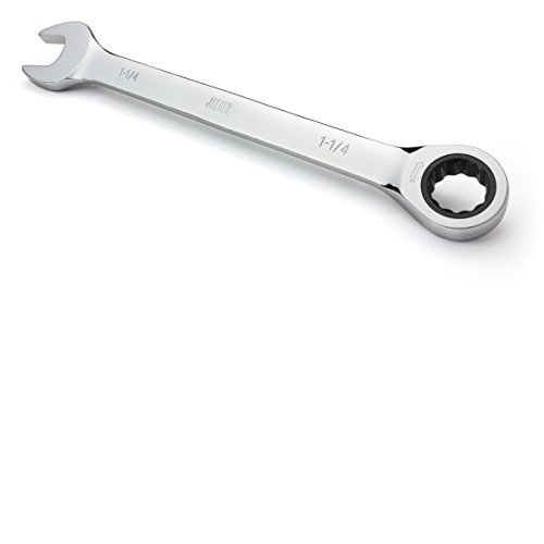 Jaeger 19 mm TIGHTSPOT Ratchet Wrench with Precision Movement and Hardened, Polished Steel for Projects with Metric Tight Spaces