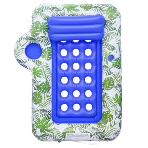 Large Pool Lounger Floats - Inflatable Pool Chair Floating for Adult Pool Floaties and Recliner with Backrest for Lake Float Beach Party