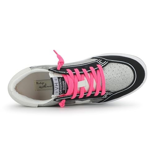 VINTAGE HAVANA Womens Denisse Lace Up Sneakers Shoes Casual - Off White