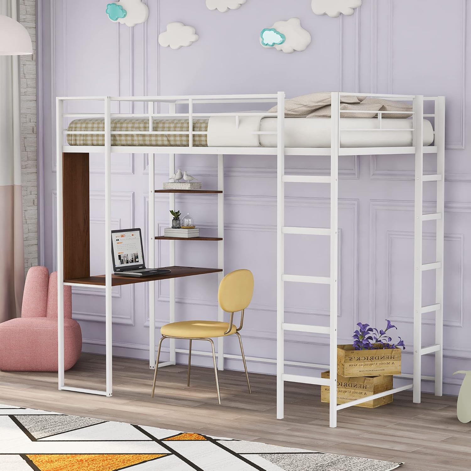 White Haven Loft Bed - Twin