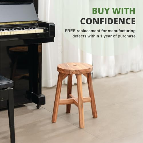 BEEFURNI 2 Step Stool Wood, Wooden Step Stools for Adults & Kids 350 lbs, Toddler Step Stool Kitchen Helper, Bathroom Stool, Bed Step Stools, Easy to Assemble, 1 Year Manufacturer Warranty