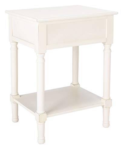 Safavieh Home Collection Ryder Black 1-Drawer Lower Shelf Accent Table ACC5713B, 0