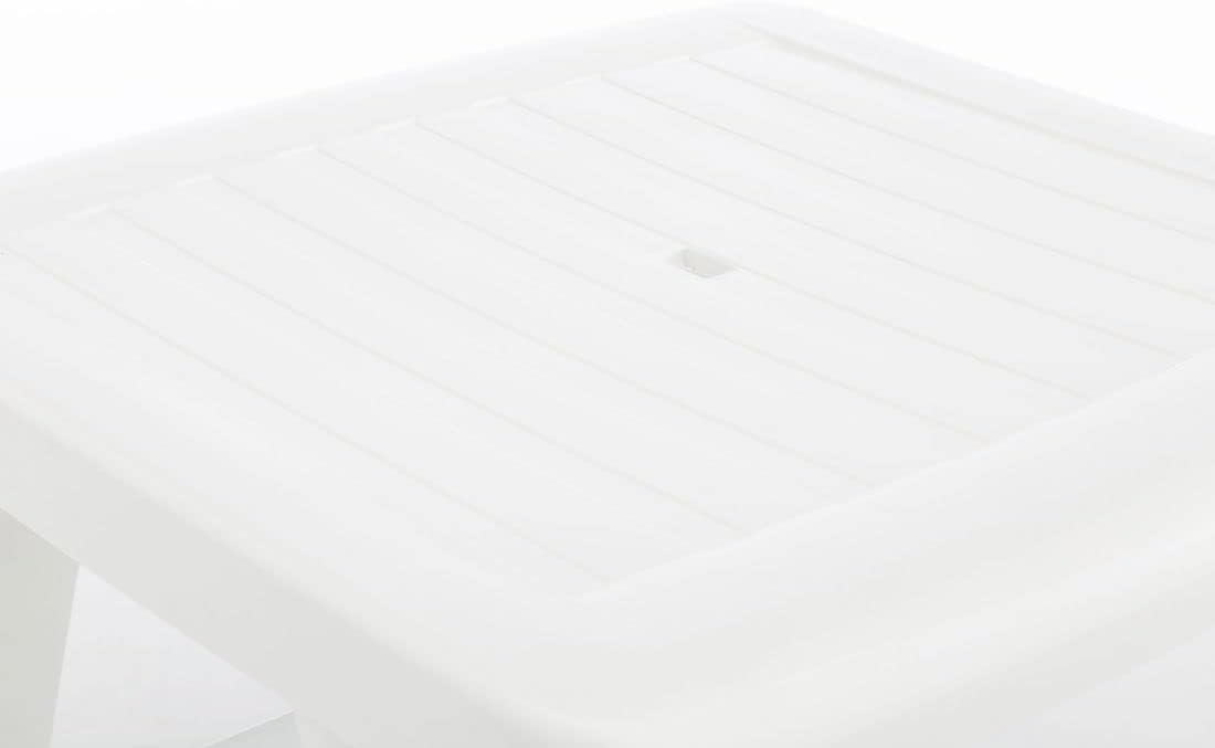 Kettler Roma Patio Ottoman in White