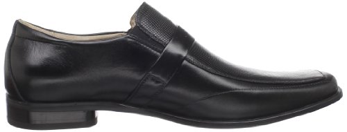 STACY ADAMS Men's Beau Moc Toe Bit Slip-On Loafer