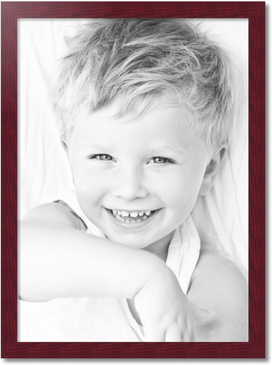 ArtToFrames 28x39 Inch Brown Picture Frame, This 2.00 Inch Custom MDF Poster Frame is Mahogany, Great for Your Art or Photos - Comes with Economy Acrylic