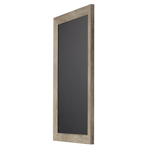 Beatrice Framed Magnetic Chalkboard, 18x27, Rustic Brown