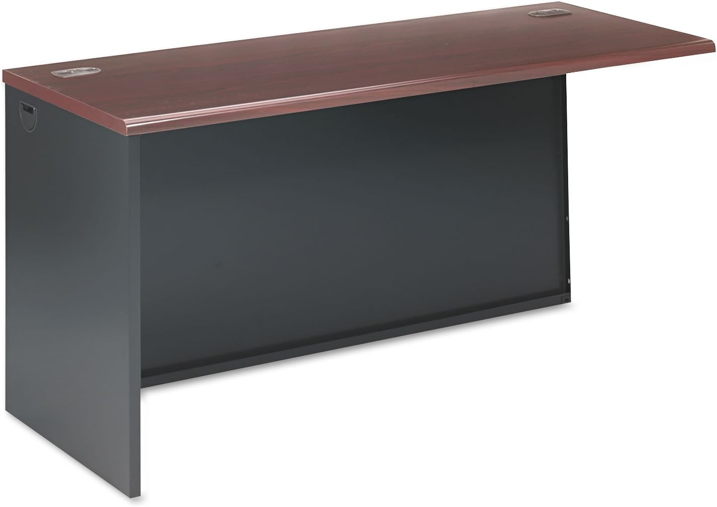 HON 38946LNS 38000 Series Return Shell, Left, 60w x 24d x 29-1/2h, Mahogany/Charcoal