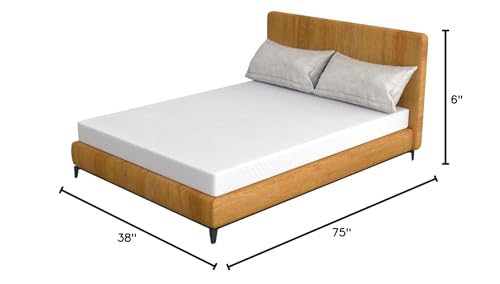 Twin Size Mattress in a Box, 8 inch Bed Mattresses, Cooling Gel Green Tea Memory Foam, Medium Firm (8IN-MEGO-Twin), White