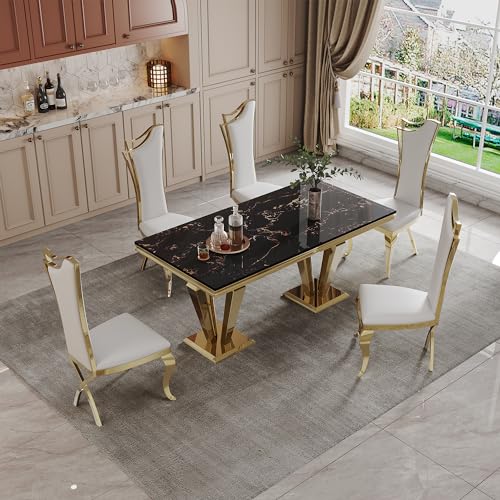 Marble Dining Table for 6-8, 70