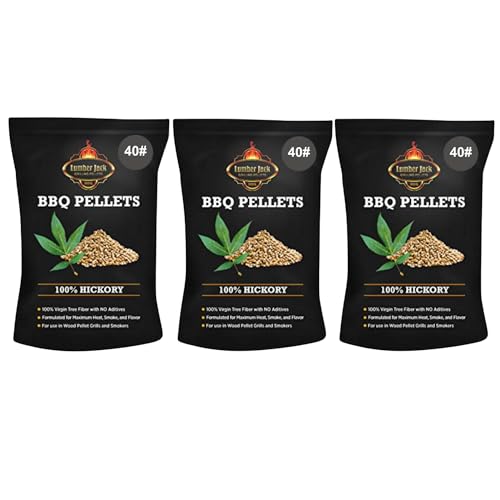 100% Hickory Lumber Jack BBQ Pellets (200)