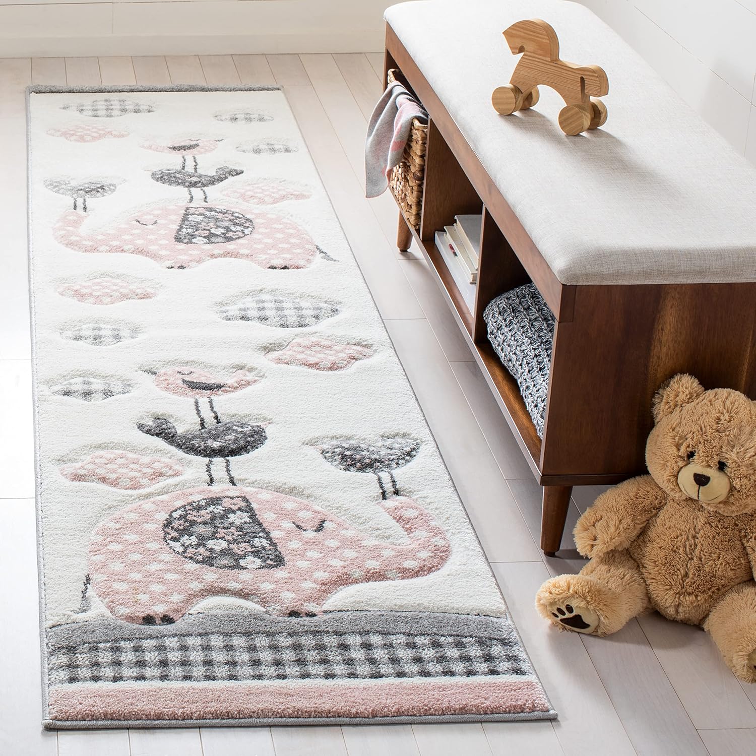 SAFAVIEH Carousel Kids Collection Runner Rug - 2'3