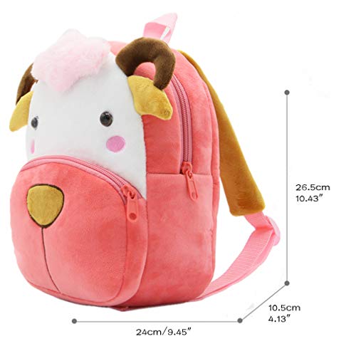 Toddler Backpack Zoo Animals Backpacks Cute Plush Bag Cartoon 10