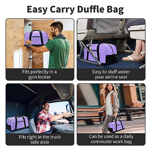 Small Gym Bag 14 inch lightweight Carry On Mini Duffel Bag for Travel Sport - Dark Grey