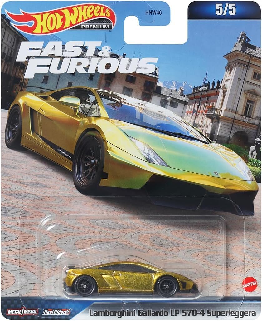 Hot Wheels HMG52 Fast and Furious - Lamborghini Gallardo LP 570-4 Super Reggera [3 Years Old and Up]