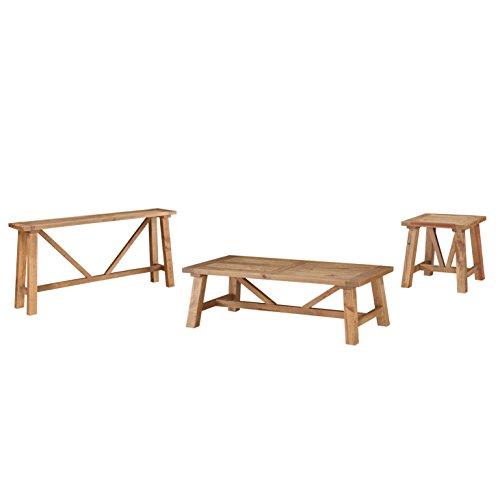 Modus Furniture Harby End Table, Rustic Tawny