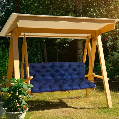 HIGOGOGO Outdoor Cushions for Patio Furniture, Porch Swing Cushions 2-3 Seater, 5