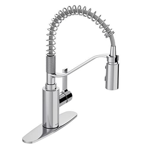 Moen 5926BL Genta LX One-Handle High Arc Pulldown Kitchen Faucet, Matte Black