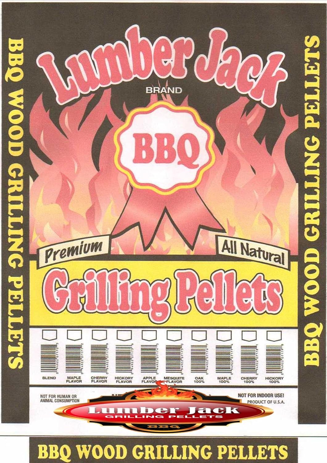 Lumber Jack 100-Percent Cherry Wood BBQ Grilling Pellets, 40-Pound