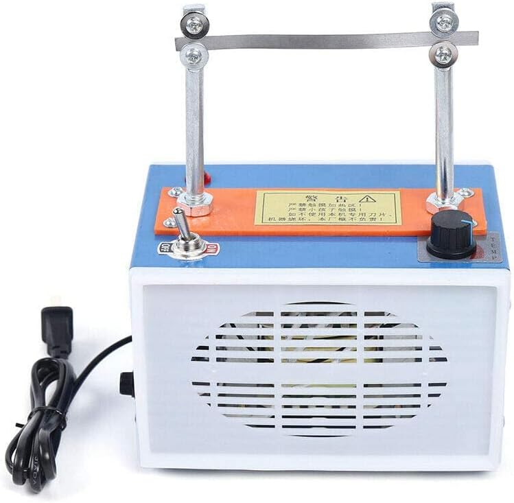 Electric Rope Cutter AC 110V 35W Bench Hot Knife Thermal Blade Rope Foam Ribbon Cutter Electric Heating Knife Braid Fabric Webbing Belting Ribbon Cutter Cutting Machine 122°F~572°F Fast Heat Up