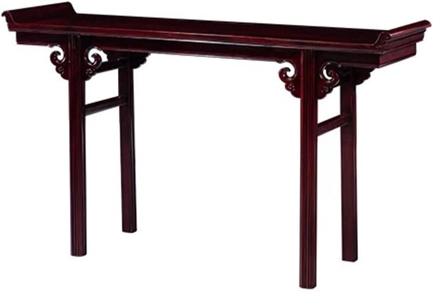 Meditation Altar Table All Solid Wood Altar Table, Entrance Table, Buddhist Altar Chinese Altar Strip Table, Home Living Room Zen Buddhist Altar Table Tea Table Small Table