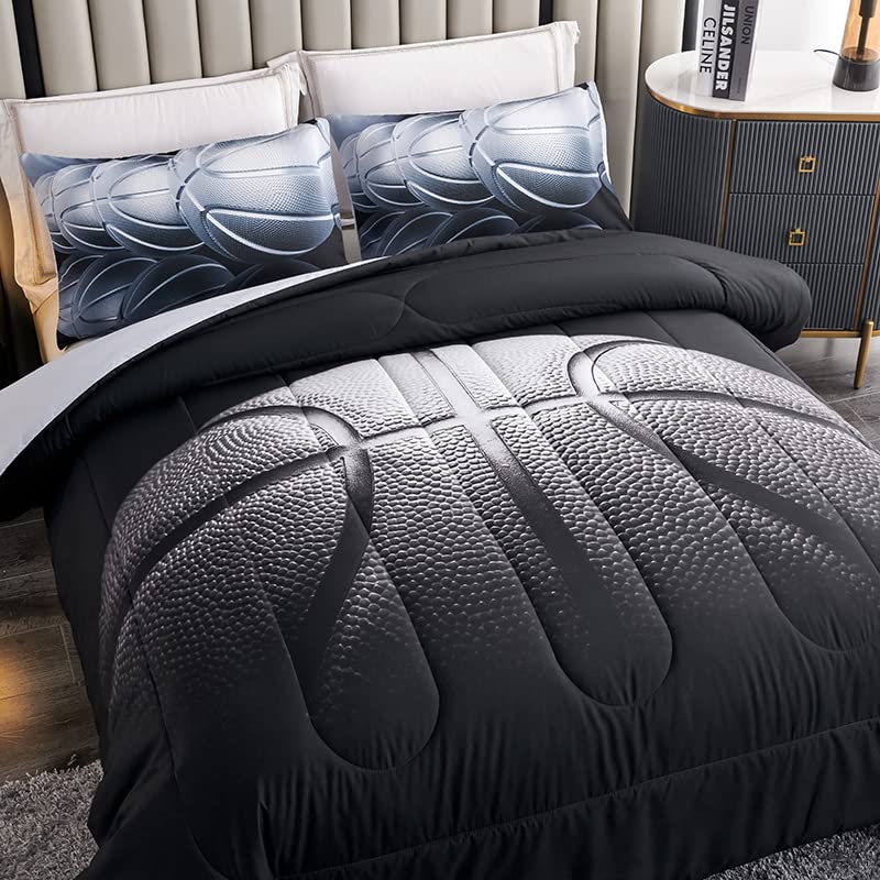 7PCS Girls Comforter Sets Twin,Pink Comforter,Girls Bed Sets Twin,Bed in a Bag with Flat Sheet and Fitted Sheet,Pillowcases,Cushions for Girls,Pink Twin Bedding Sets