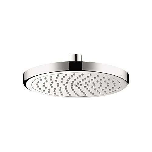 hansgrohe Croma 9-inch Showerhead Premium Modern 1-Spray RainAir Air Infusion with Airpower with QuickClean in Chrome, 26465001