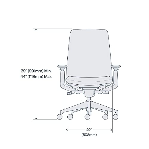 Haworth Soji Office Chair Replacement Arm Caps, 2 Pack, Black