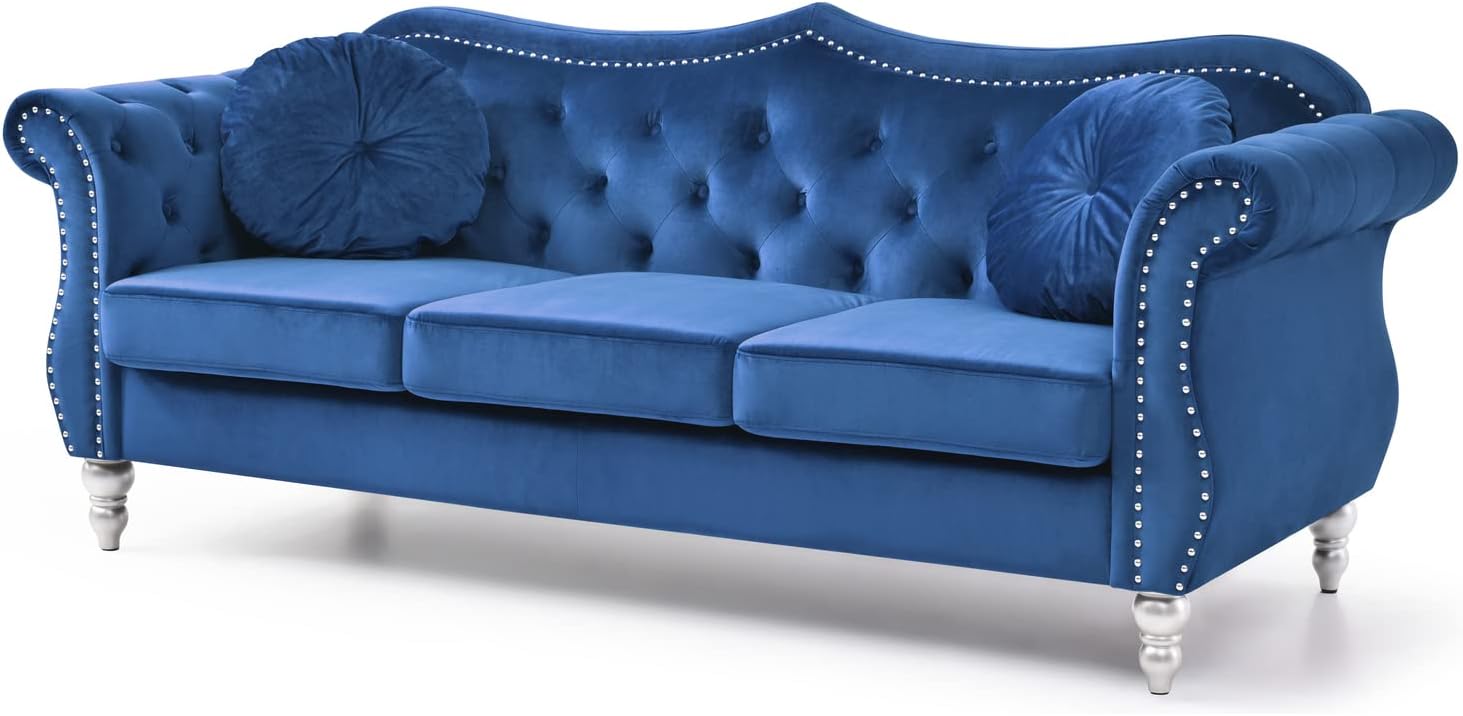 Zen Zone Sofa, Navy Blue
