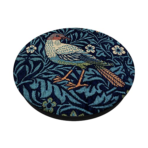 Birds William Morris Art Nouveau Floral Pattern PopSockets Swappable PopGrip
