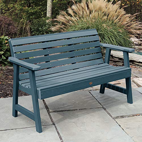 highwood Weatherly Garden Bench, 4 Feet, Rustic Red