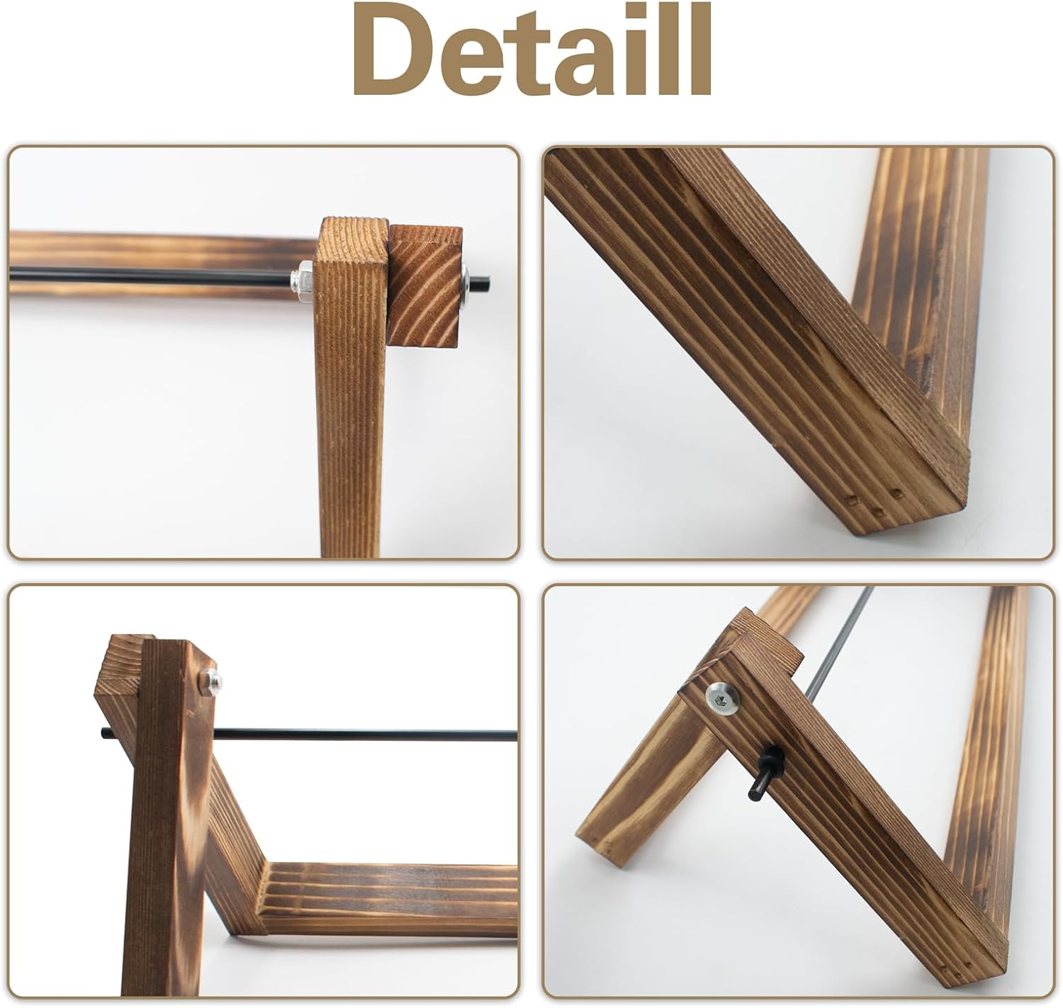 Wooden Ribbon Storage Rack Vintage Spool Holder Rotatable Ribbon Display Stand for Craft Room Ribbon Roll Holder Stand Organizer for Ribbon Sewing Ribbon Roll Dispenser Craft Gift Florist Wrapping